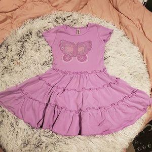 MIGNONE Butterfly Lavendar Dress SZ 3T